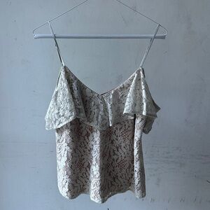 Cold Shoulder Lace Camisole Top